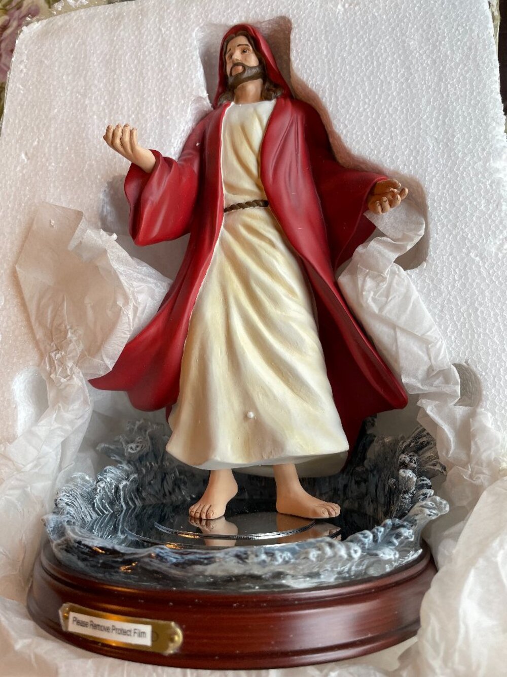 Jesus Sculpture "Reflections of His Divine Power" Masterpiece from Bradford Exch